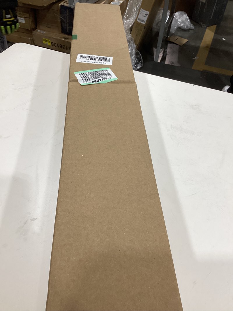 Condition photo showing Good Condition for RICHFOCUS Picture Ledge Shelf, 24 inch Floating Shelves Set of 2, Wood Wall Shelves with Lip, Wall Decor Storage for Bedroom Living Room Bathroom Kitchen Nursery Photo Picture, Black Black 24 Inch, set of 2