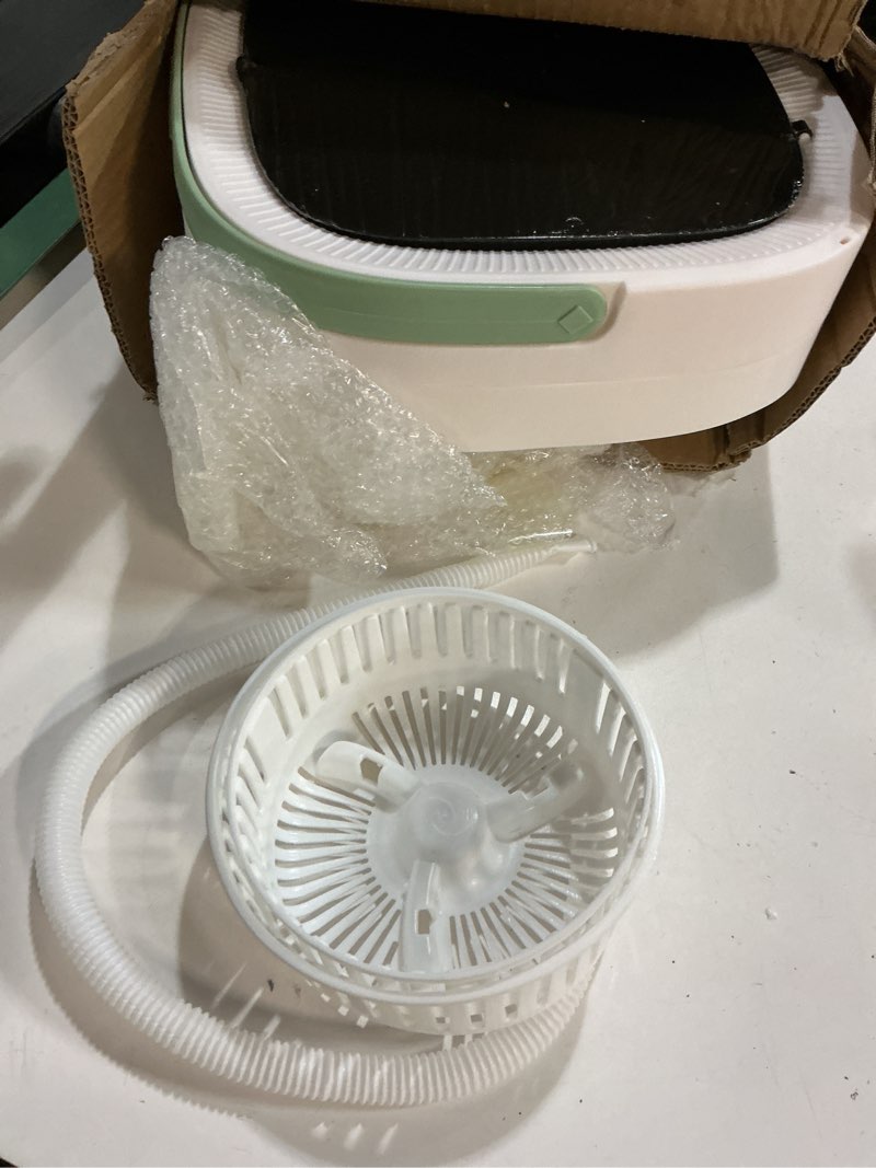 Condition photo showing Good Condition for Portable Washing Machine, Mini 16L Foldable Laundry Machine with 3 Modes Deep Cleaning, Upgraded Small Collapsible washer for Hotel, Apartment, Home and Travel - Green 16L Green