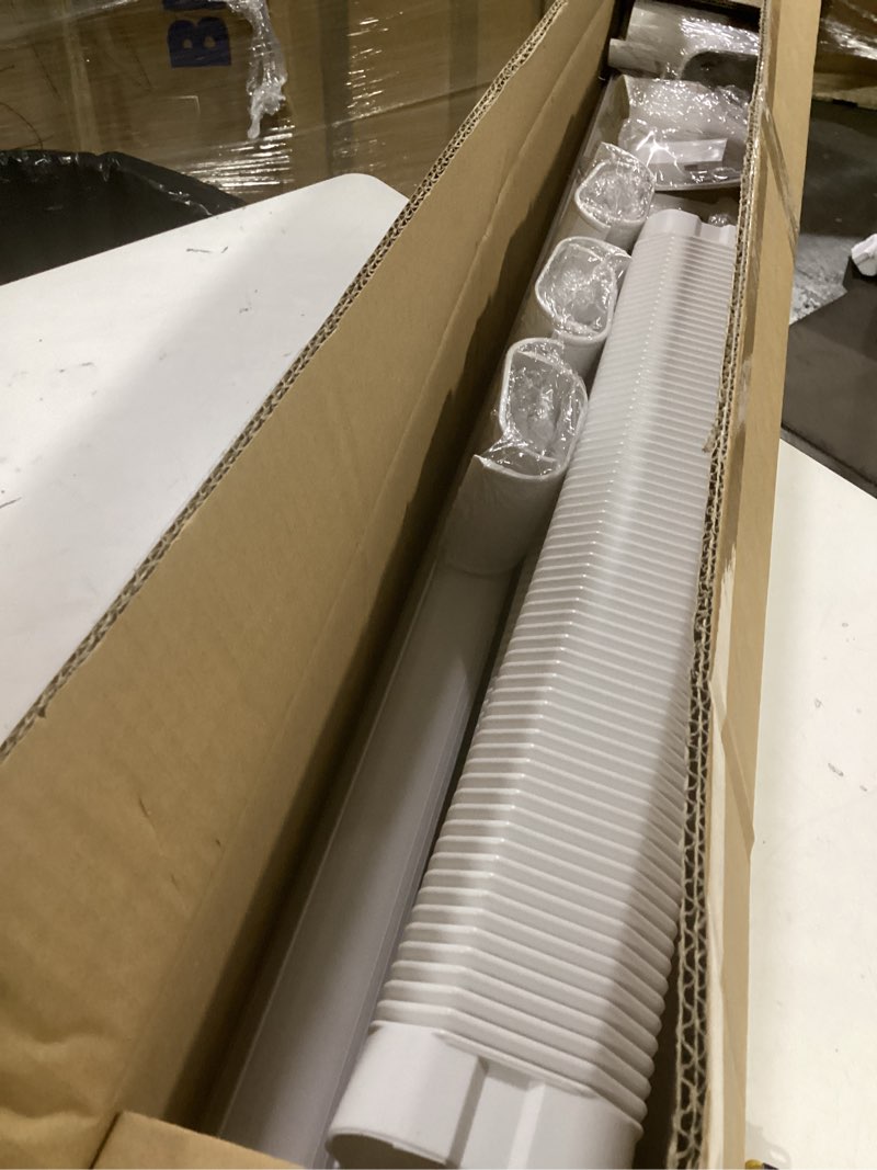 Condition photo showing Good Condition for 3'' 17 ft [quick installation] pvc decorative line cover kit for ductless mini split air conditioners, central ac and heat pump systems white