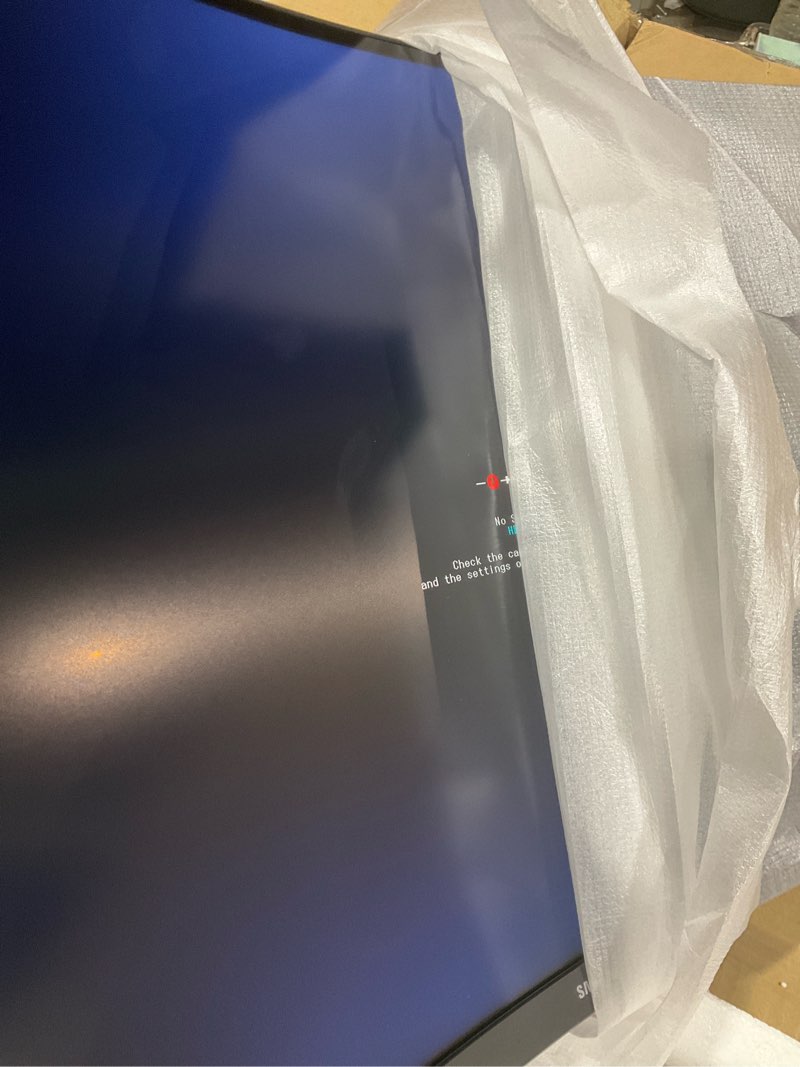 Condition photo showing Good Condition for samsung 32" odyssey g55c series qhd 1000r curved gaming monitor, 1ms(mprt), hdr10, 165hz, amd radeon freesync, eye care, glare free, sharp resolution ls32cg550enxza
