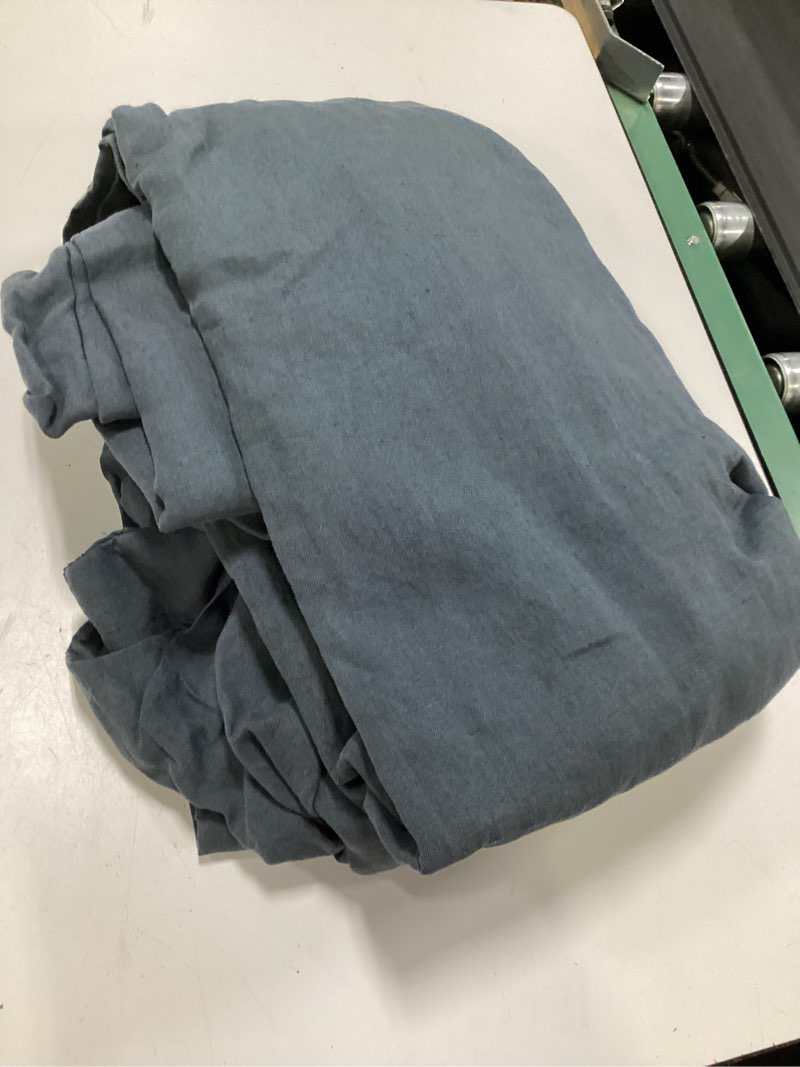 Condition photo showing Good Condition for european linen duvet cover, king/cal king, nightfall