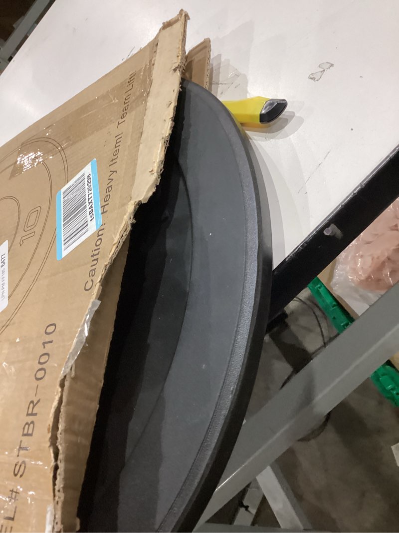 Condition photo showing Good Condition for Steelbody Olympic Rubber Bumper Weight Plate - 10 lb. / 25 lb. / 35 lb. / 45 lb. Workout Weights 10-Pound