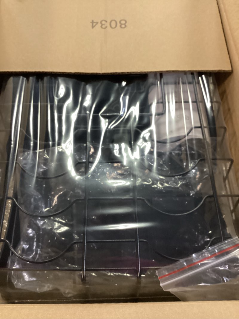 Condition photo showing Good Condition for LEMIKKLE Roll Up Dish Drying Rack, Over The Sink Dish Drainer Rack, Foldable Sink Drying Rack, Anti-Slip Silicone Wrapped Dish Drainer for Kitchen Counter Black