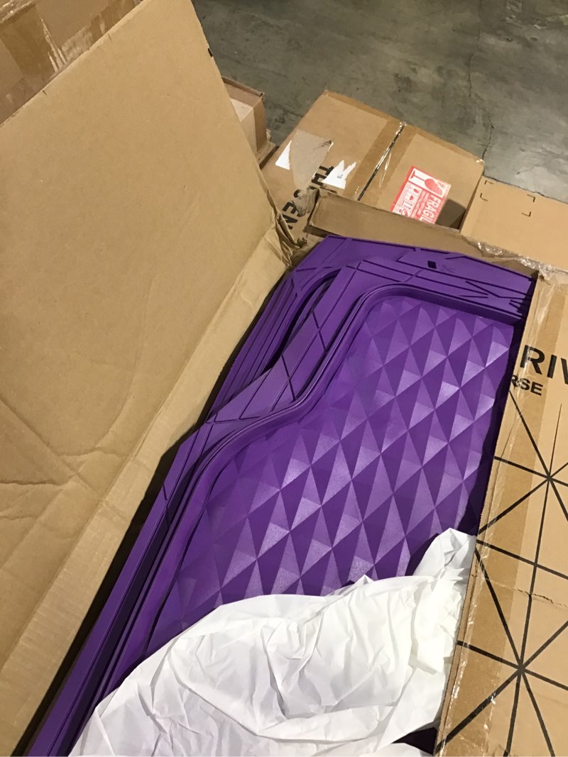 CAR PASS Heavy Duty Rubber Car Mats, Deep Dish All-Weather Floor Mat for Car Full Set Durable Anti-S