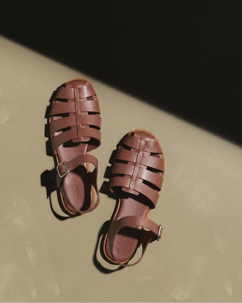 Italian Leather Fisherman Sandal size 9