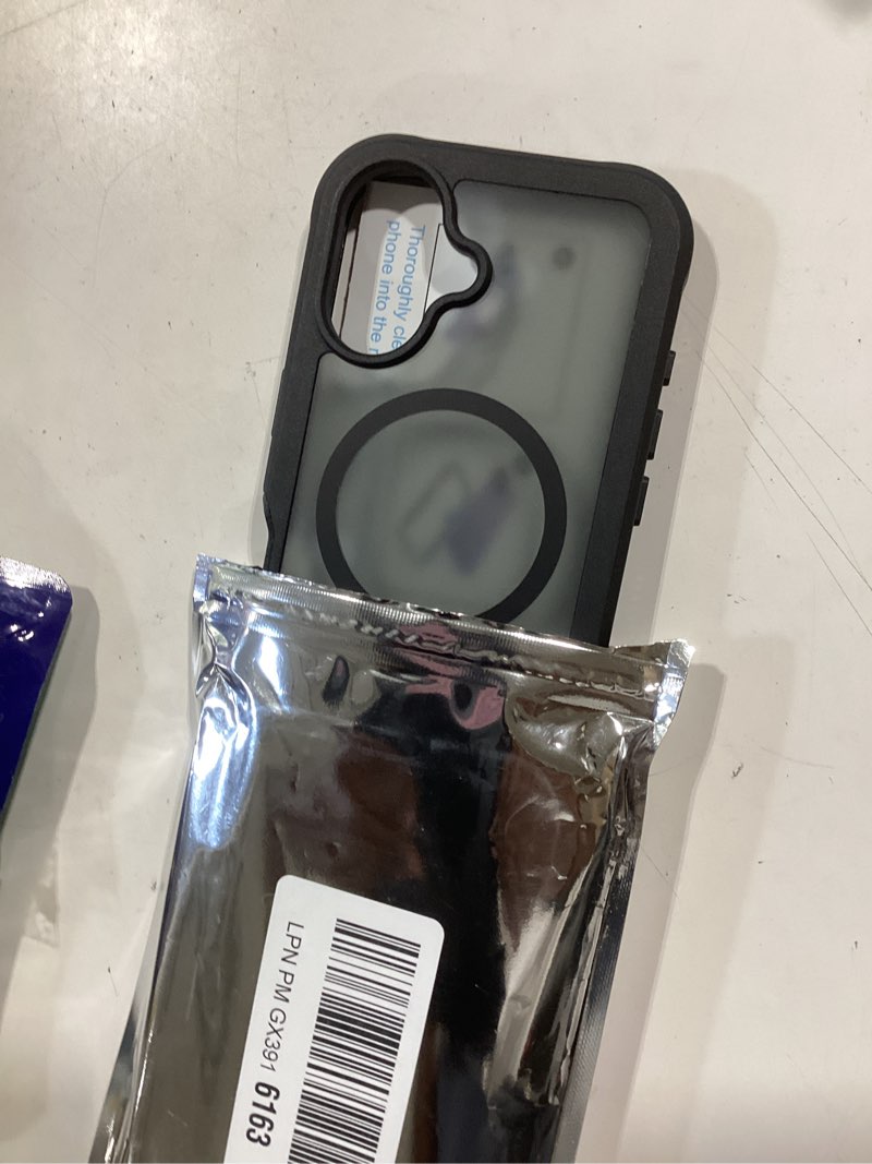 Condition photo showing Good Condition for jaroco magnetic for iphone 16 case, [compatible with magsafe][military grade drop protection][heavy duty protection][non-slip][shockproof] 2-layer durable bumper phone case 6.1''-black iphone 16 black