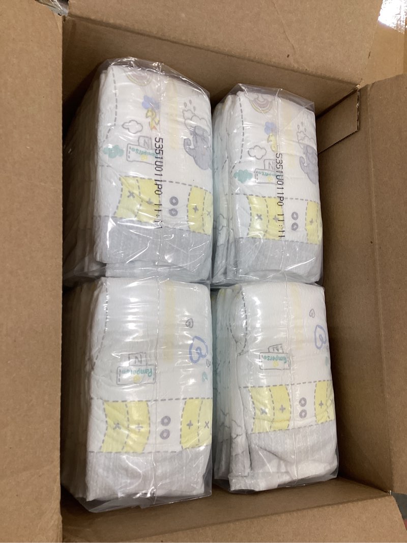 Condition photo showing New/Like New for Pampers Swaddlers Diapers, Size 0 (up to 10 lbs), 84 Count, Absorbent, Keeps Baby Dry and Comfortable, Skin Safe Disposable Baby Diaper (Packaging May Vary) Newborn 84