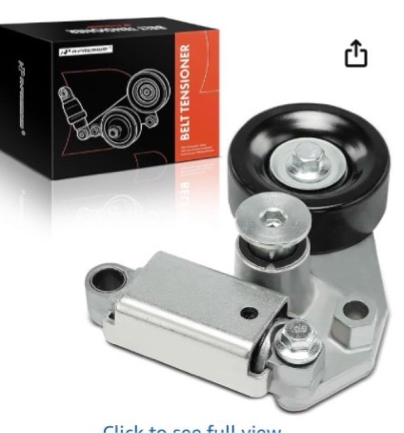 aulink 30720060 belt tensioner assembly with pulley (4.4l v8) for volvo s80 2007-2010,xc90 2005-2011