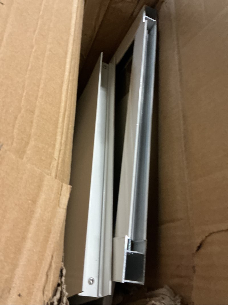 Condition photo showing Good Condition for dog door for sliding glass door, adjustable height 75 4/5" to 80 3/10" sliding door pet door insert, suitable for dogs up to 75 lbs, l