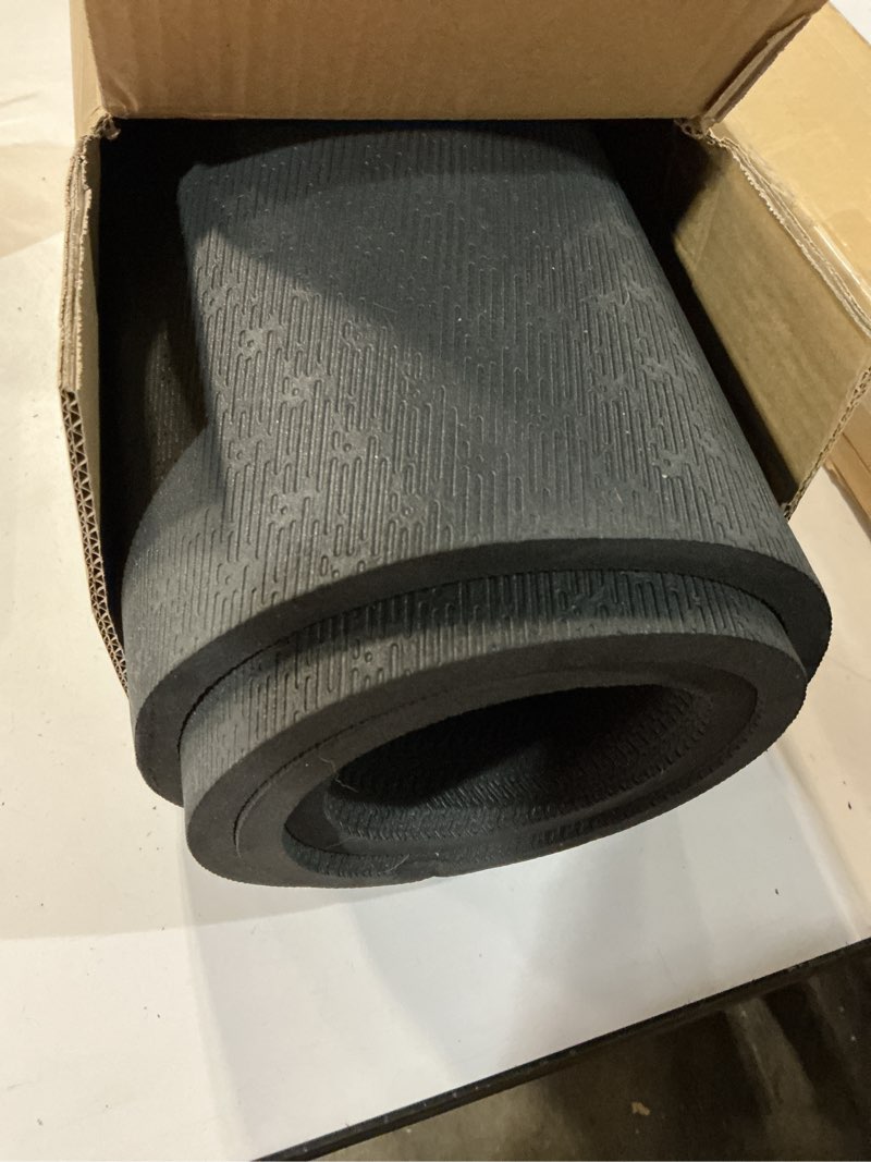 Condition photo showing Good Condition for Hatha Yoga Extra Thick TPE Yoga Mat - 72"x 32" Thickness 1/2 Inch -Eco Friendly SGS Certified - With High Density Anti-Tear Exercise Bolster For Home Gym Travel & Floor Outside Black