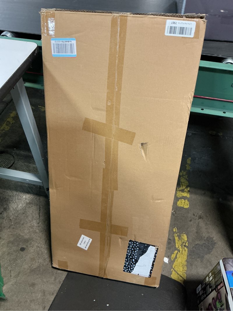 Condition photo showing New/Like New for temi small computer desk folding table - 35.8" foldable office desk, no assembly, perfect for small spaces in bedroom, dorm, or apartment, portable mini desk or study table with compact design, brown 35.8 inch no power outlets rustic brown