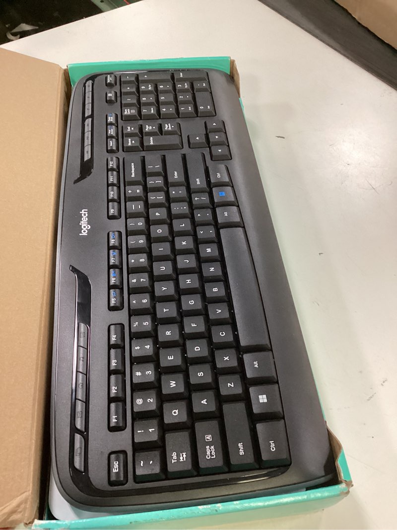 Condition photo showing Good Condition for logitech mk335 quiet wireless keyboard and mouse combo - black/silver keyboard and mouse combo wireless, ambidextrous