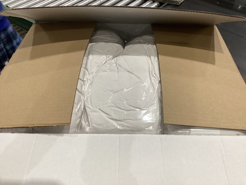 Condition photo showing New/Like New for MINICAMP First Organic U-Shape Pregnancy Pillow for Sleeping with Natural Kapok Filling and GOTS Certified Cotton Cover. Nursing & Comfort Pillow for Maternity Support with Removable Cover Included! Plain White
