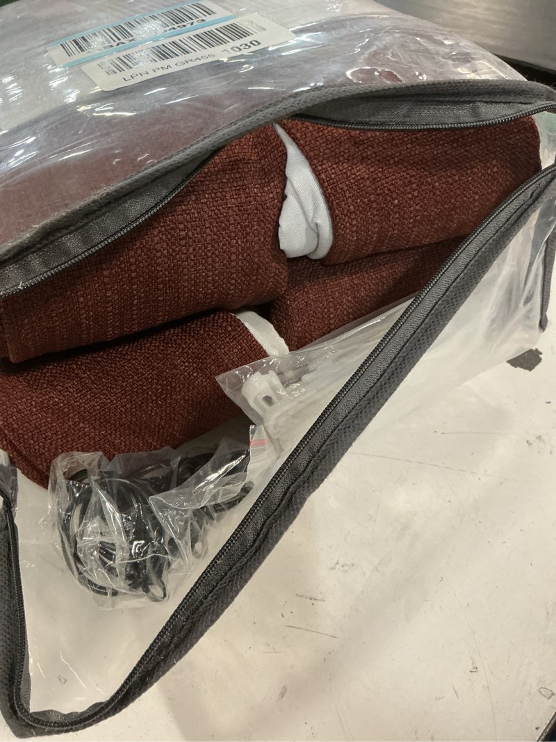 Condition photo showing Good Condition for chestnut brown pleated linen blackout curtains 84 inches long for bedroom living room pinch pleat black out thermal insulated ring hooks back tab room darkening drapes maroon curtains with liner chestnut brown 40"w x 84"l (pack of 2)