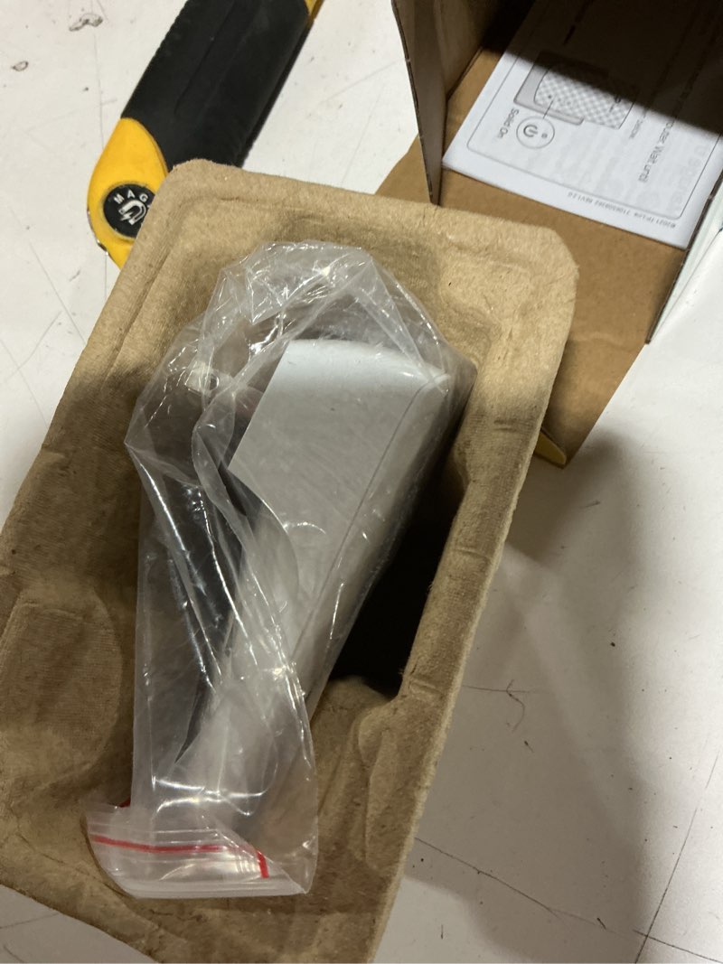 Condition photo showing New/Like New for tp-link wifi extender with ethernet port, dual band 5ghz/2.4ghz, up to 44% more bandwidth than single band, covers up to 1200 sq.ft and 30 devices, signal booster amplifier supports onemesh(re220) wi-fi 5, ac750