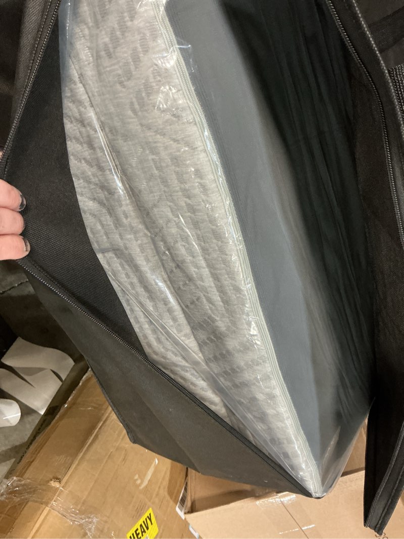 Condition photo showing New/Like New for mlily tri-fold memory foam mattress topper, 4 inch single folding mattress with collapsible and washable cover, travel and guest mat, 75"×25"×4", grey 4 inch small single