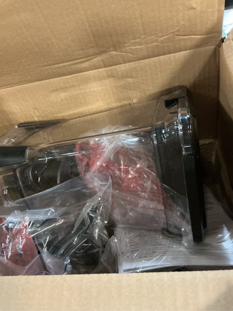 Condition photo showing As Is for ninja kitchen system | 8-cup food processor bowl & 72 oz. blender all-in-one | with (2) 16 oz. to-go cups | for smoothies, ice crushing, dough & more | 1500 watt | black | bl770 pitcher + bowl + (2) 16-oz. cups