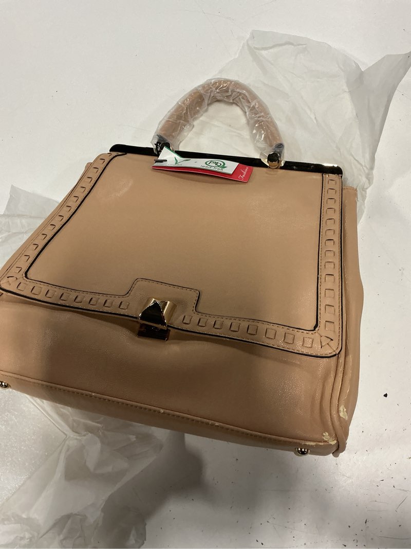 Condition photo showing As Is for isabelle blush purse handbag and crossbody beige 