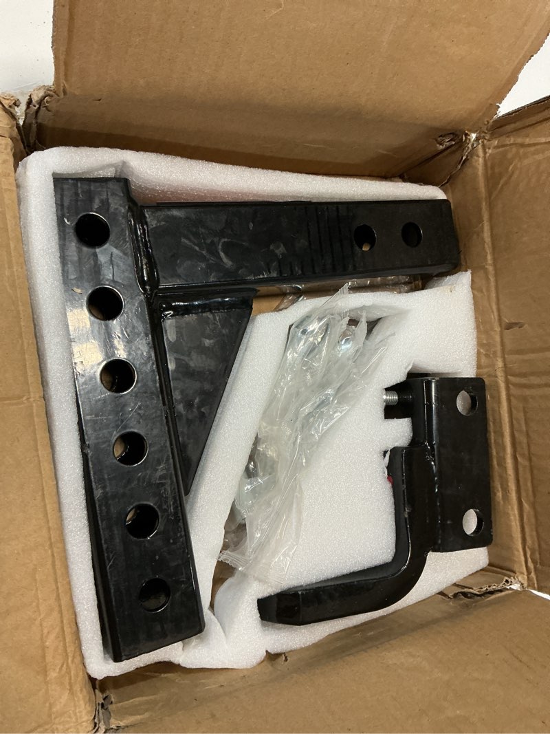 Condition photo showing Good Condition for openroad adjustable trailer hitch ball mount, fits 2-inch receiver, 1-inch hole, 7500lbs, 9-1/2" drop/ 8-1/4" rise drop hitch, tow hitch for heavy duty truck with secure screw-in pin & r-clip hitch ball mount-no ball