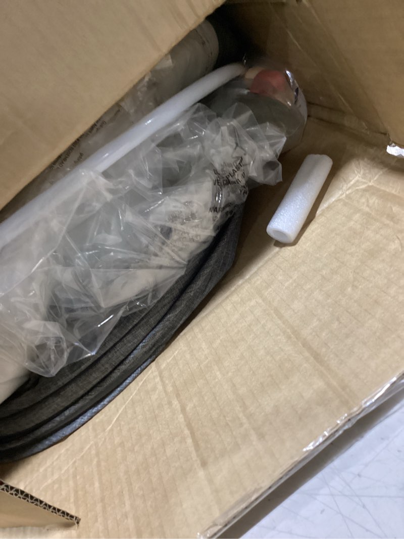 Condition photo showing As Is for Bioby Baby Swing for Infants with 5 Natural Sway Speeds, Portable Bt Music Swing with Remote Control & 5-Point Harness, Lightweight Baby Rocker for 5-20 Lb,0-12 Months Grey