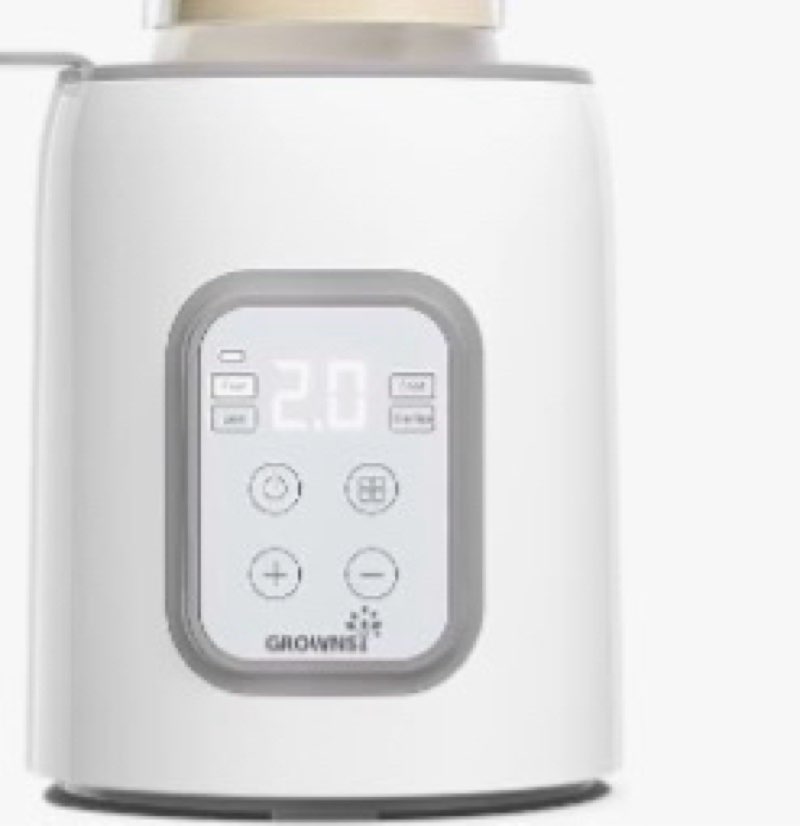 Bottle Warmer, GROWNSY 8-in-1 Fast Baby Milk Warmer with Timer for Breastmilk or Formula, Accurate T