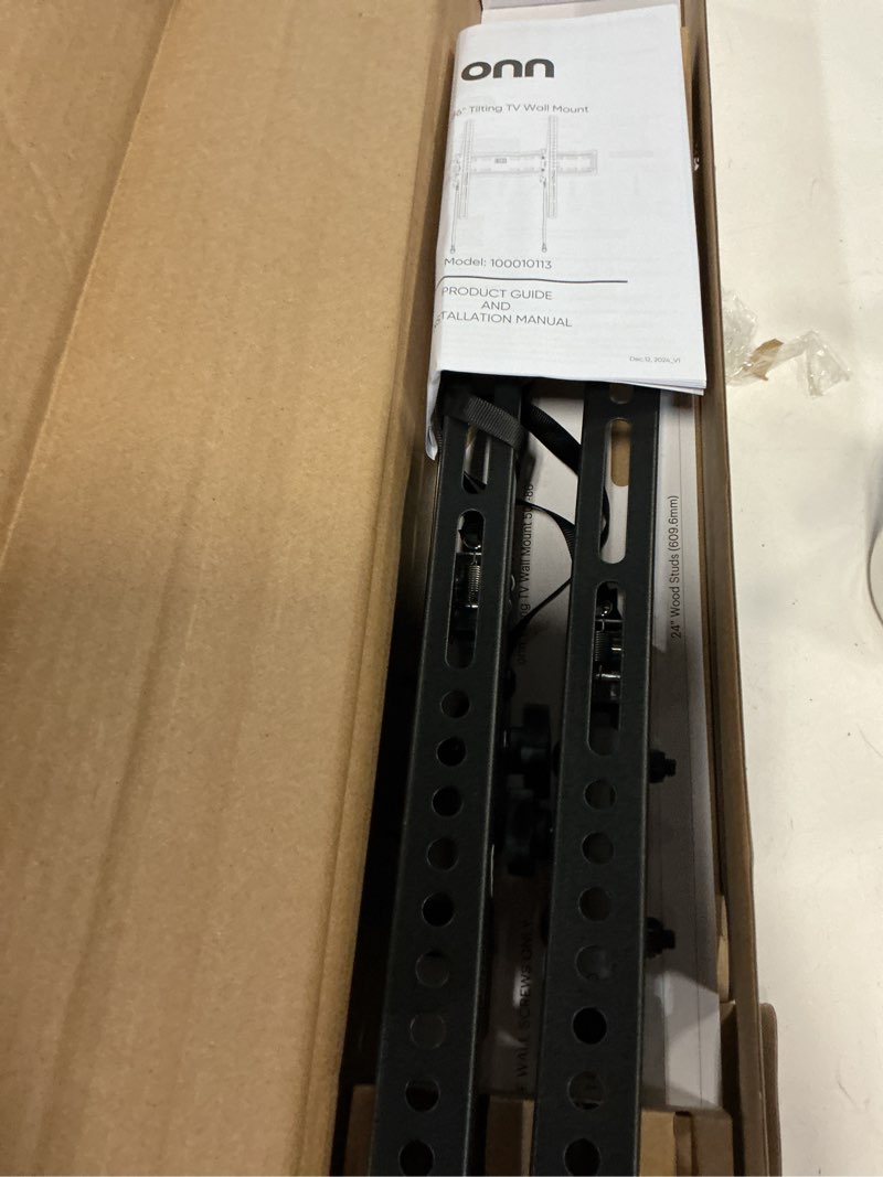 Condition photo showing Good Condition for onn tilting tv wall mount for 50" to 86" tv's, ul listed, up to ±12° tilting