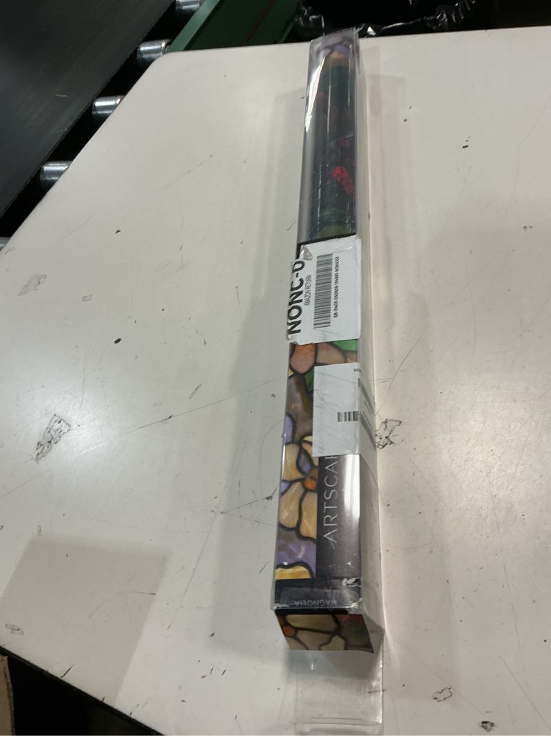 Condition photo showing Good Condition for artscape magnolia window film 24" x 36" multicolor