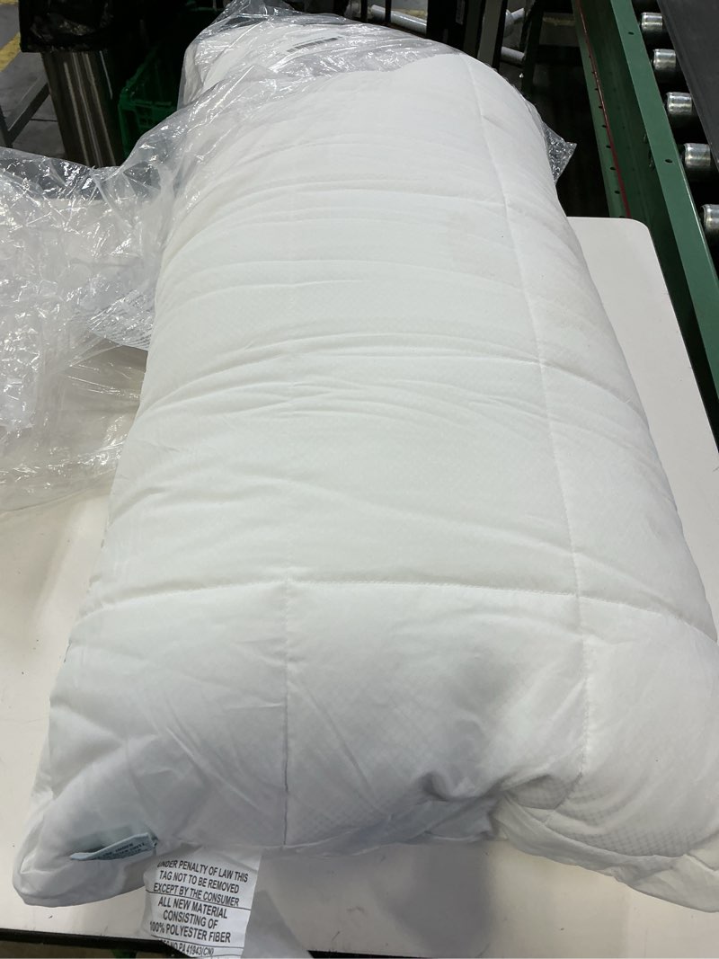 Condition photo showing Good Condition for nuzzle adjustable pillow for side sleepers, luxury king size bed pillow hotel collection - best adjust height soft firm pillow for back, stomach or side sleepers king size (set of 1) white