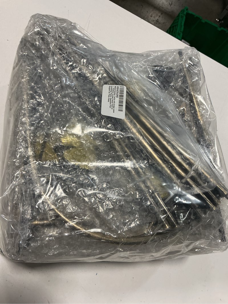 Condition photo showing Good Condition for metal garden trellis with ginkgo leaves - outdoor arched fence trellis for climbing plants, decorative plant support for patio, backyard, lawn(4pcs) 4-ginkgo leaves