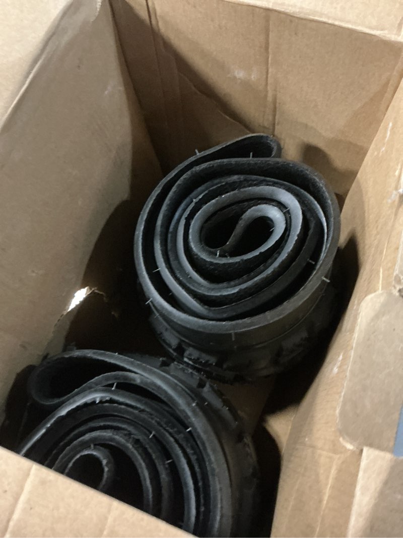 Condition photo showing New/Like New for yunscm 2-pcs 26" heavy duty fat e-bike tires 26 x 4.0/102-559 and 2-pcs 26"x4.0" bike tubes scharder valve compatible with 26x4.0 26x4 e-bike all-terrain directional tread bicycle tires and tubes