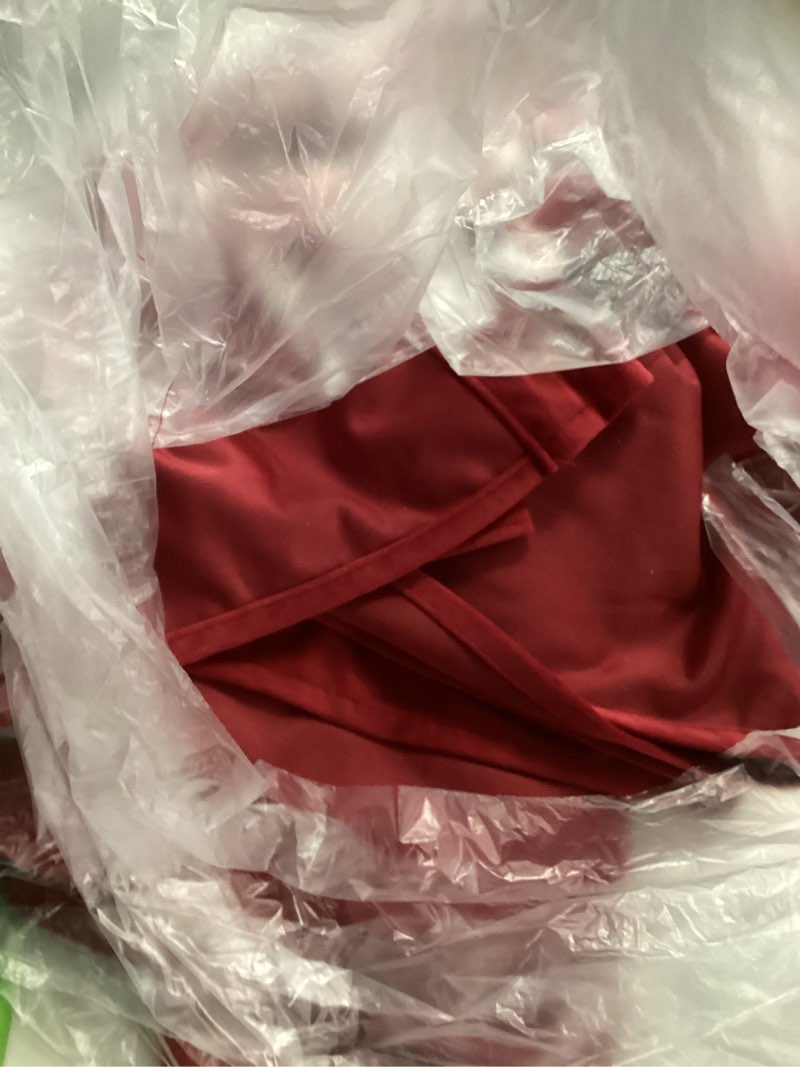 Condition photo showing Good Condition for DUALIFE Red Room Darkening Curtains Back Tab Loop Pocket Thermal Insulated Light Blocking Window Curtain Drapes for Bedroom Living Room Christmas Red Decor 52x84 Inch 1 Panels Red 52\"W x 84\"L (Pack of a 1)