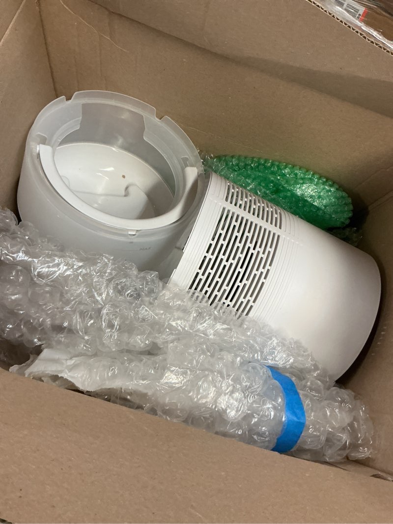 Condition photo showing As Is for BLUEAIR Premium Smart Humidifier for Large Rooms, Bedrooms, Better Sleep with Evaporative Invisible Mist Tech, Auto Humidify, Easy Top Fill, Smart Control with App, Touchscreen, 3.5L Tank for 48 hours