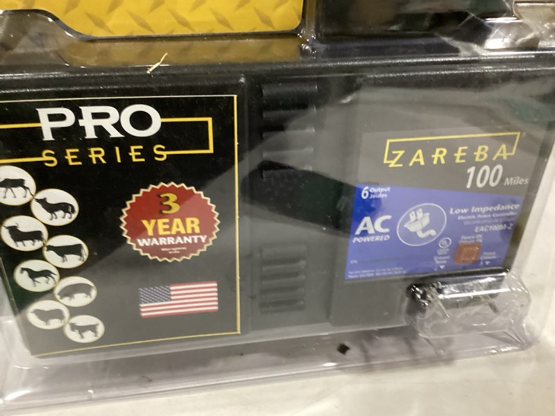 Condition photo showing New/Like New for Zareba 100 Mile AC Low Impedance Fence Charger