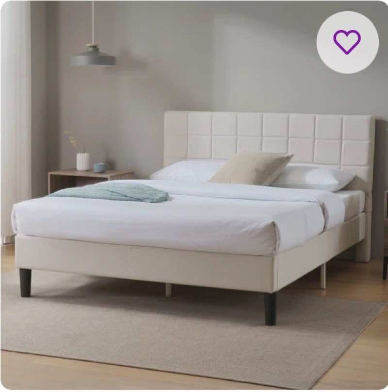 suhavi contemporary modern upholstered platform