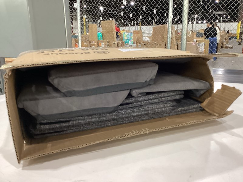 Condition photo showing New/Like New for BOSQUE Dog Stairs for High Bed, Foldable Pet Stairs for Small Medium or Large Dogs Puppy with Storage for Bed or Couch, Cat Dog Steps Ramp with Zip up to 200 lbs