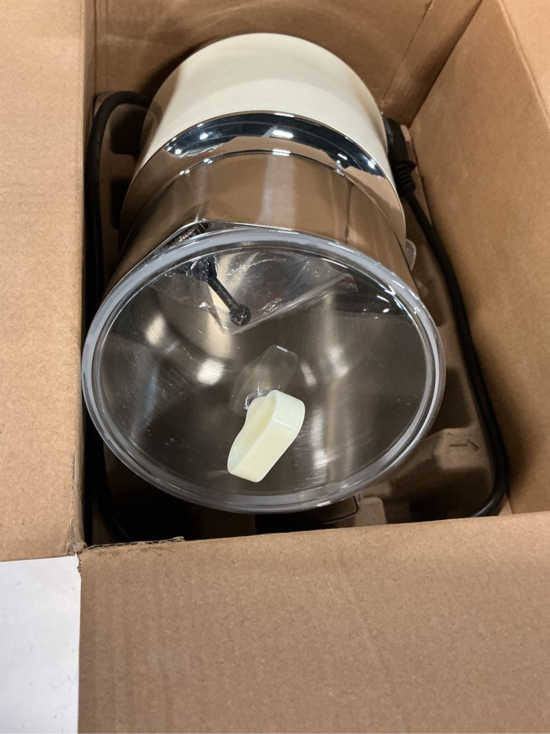 Condition photo showing Good Condition for milk frother, 27oz all-in-1 milk steamer and frother for coffee, variable froth thickness, hot & cold foam milk warmer with temperature control