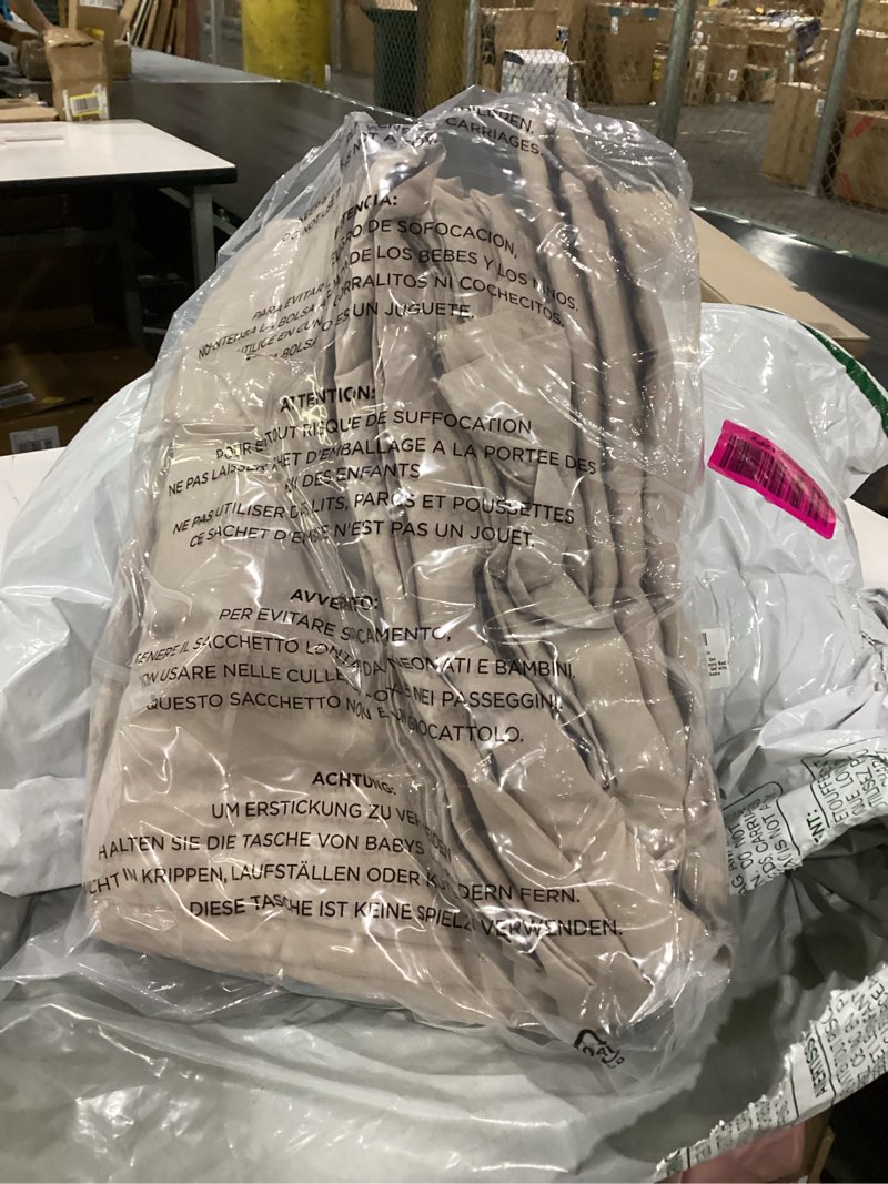 Condition photo showing As Is for hymokege linen queen comforter set seersucker 7 pieces, all season luxury bed in a bag queen for bedroom, bedding set with comforter, sheets, pillowcases & shams queen(88"x 88") linen