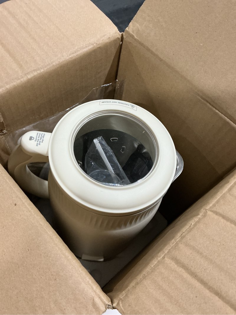 Condition photo showing Good Condition for 50oz Nut Milk Maker Machine(Stainless Steel) Blender, 8-in-1 Automatic Soy Milk Maker for Vegan, Homemade Almond/Coconut/Oat Plant-Based Milk with 18H Delay Start,4H Keep Warm, Self-Clean& Boil Water