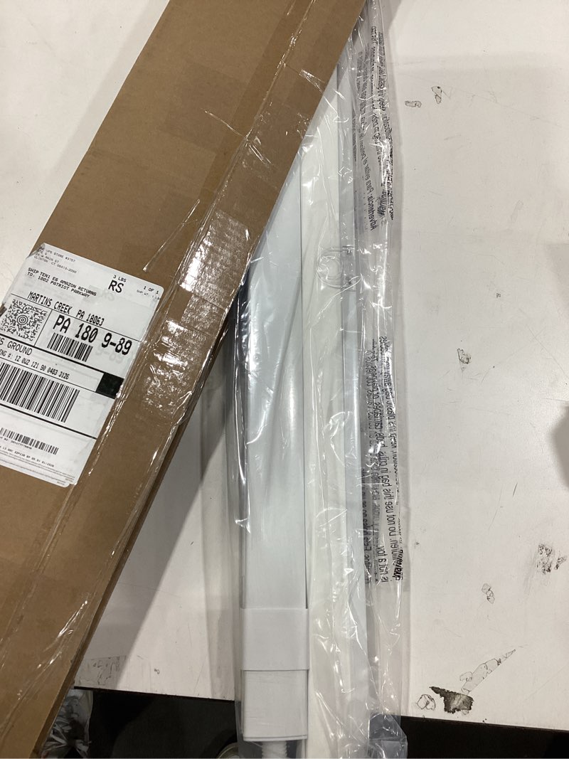 Condition photo showing Good Condition for LazBlinds No Tools No Drill Cordless Cellular Shades, Light Filtering Honeycomb Shades for Home, Thermal Insulation Blinds for Windows, 30" W x 48" H, White Light Filtering-white 30" W x 48" H