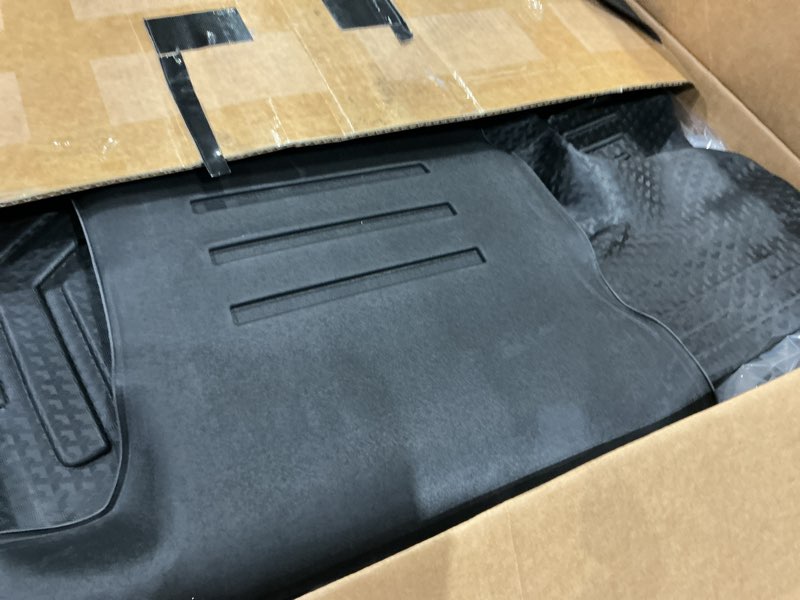 Condition photo showing Good Condition for mixsuper floor mat & bed mat for 2017-2024 nissan titan / 2016-2024 nissan titan xd crew cab(5.6ft bed mat),all weather tpe floor liners protection for titan accessories,full set anti-slip car mats nissan titan?2020-2025?