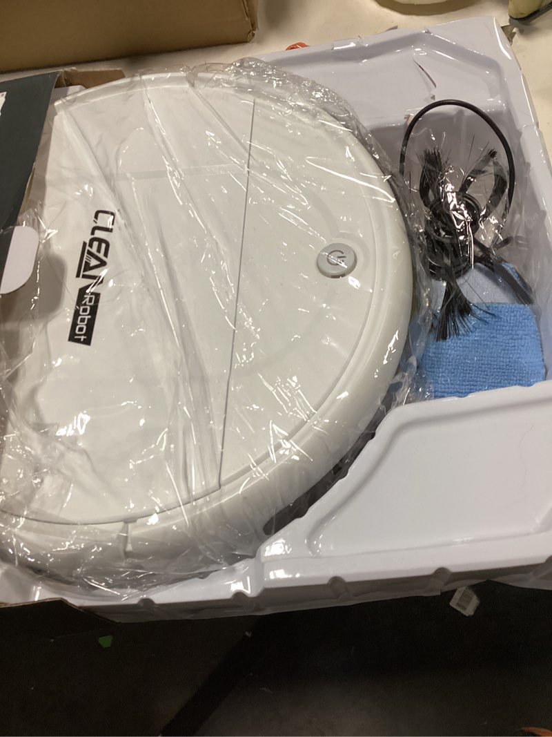 Condition photo showing Good Condition for Robot Vacuum and Mop Combo, Equipped with Wireless Touch Button, Vacuum Robot Vacuum Cleaner and mop Combination, Silent, Advanced Obstacle Avoidance Suitable for Home Tiles Robot Vacuum and Mop Combo Gray