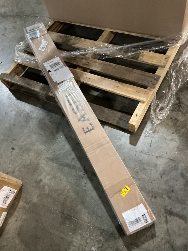 Condition photo showing New/Like New for easelife 9 ft bypass double sliding barn door hardware kit,single track, slide smoothly quietly, easy install (9ft track kit for double 59" wide door) 9ft black