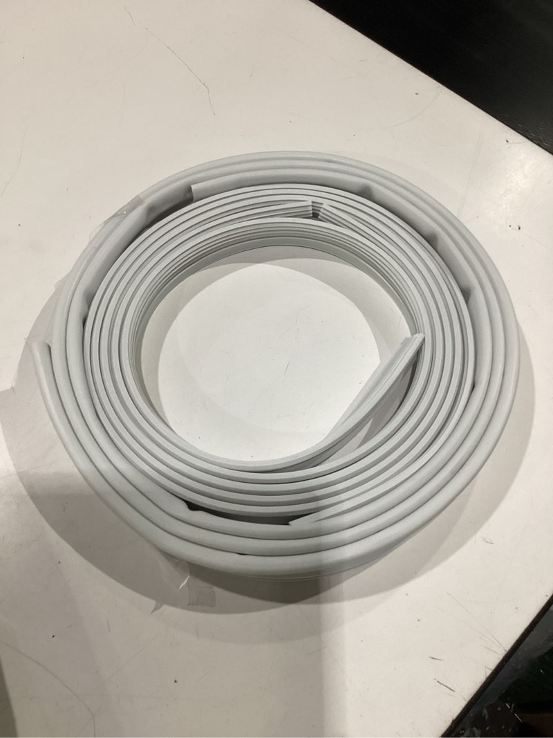 Condition photo showing New/Like New for tmh metal door weather stripping - magnetic kerf door seal kit, full set 36" x 84" - white kerf weather stripping