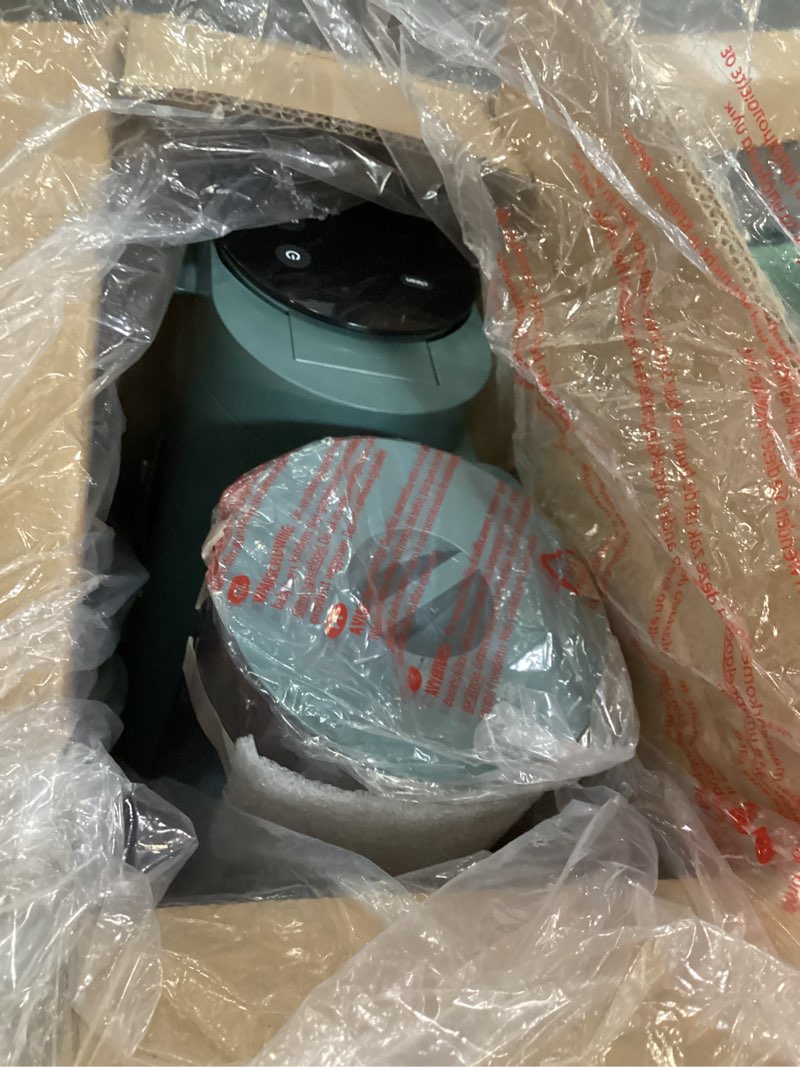 Condition photo showing As Is for ninja pods & grounds specialty single-serve coffee maker, k-cup pod compatible, built-in milk frother, 6-oz. cup to 24-oz. travel mug sizes, iced coffee maker, 1550 watts, sage green, pb051sg standard sage green