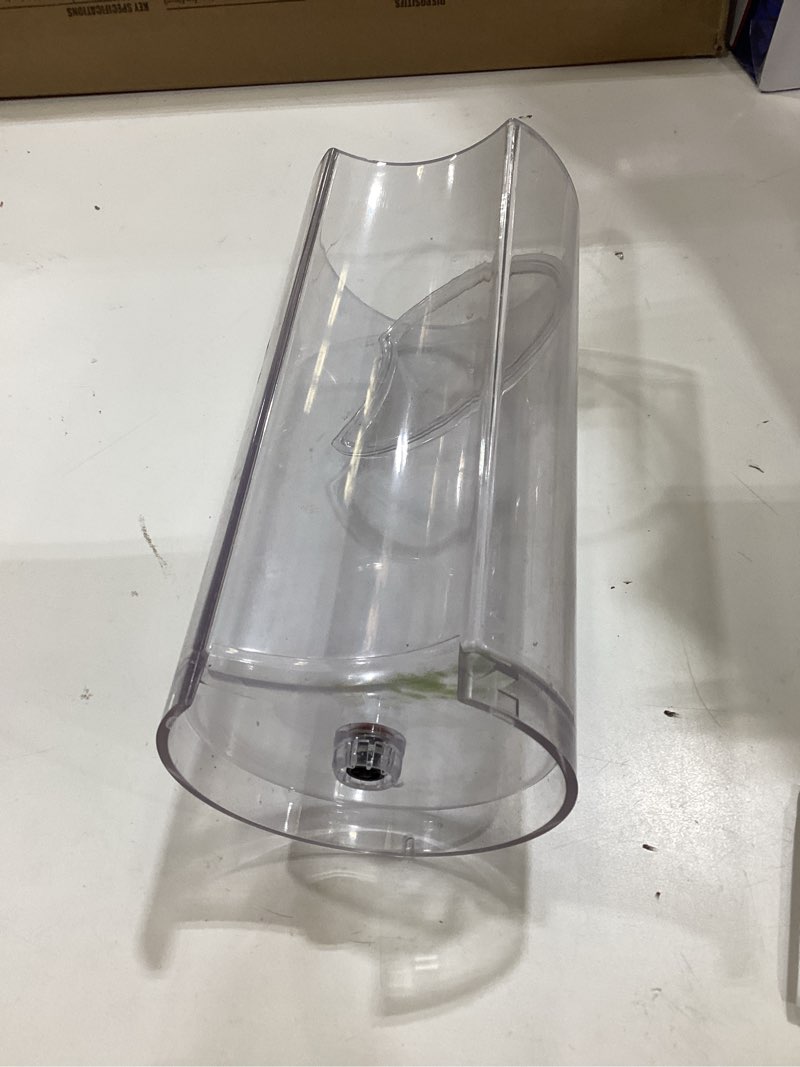 Condition photo showing As Is for feekoon water tank reservoir & lid cover replacement compatible with nespresso vertuo next, compatible with krups xn910b xn9105 xn910c coffee machine, coffee machines replacement parts, clear