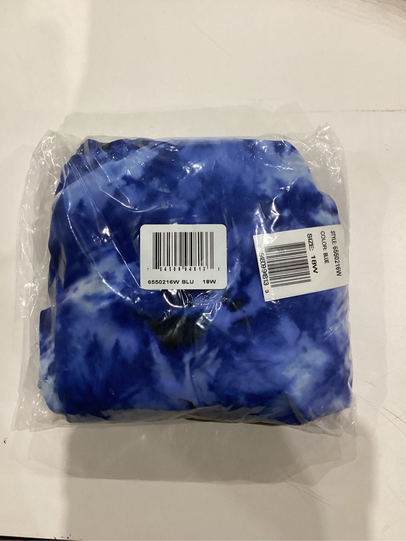 Condition photo showing As Is for Womens Bili Swim Tankini Top 18 Plus Shibori Dream