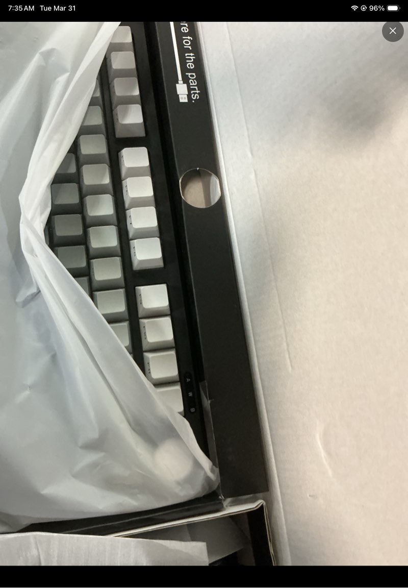 Condition photo showing Good Condition for redthunder k75 wireless keyboard and mouse combo,75% side-engraved membrane keyboard,optical gaming mouse with 4800dpi,3 modes(bt/2.4g/wired),dual system,rgb backlit,rechargeable battery,gradient gray