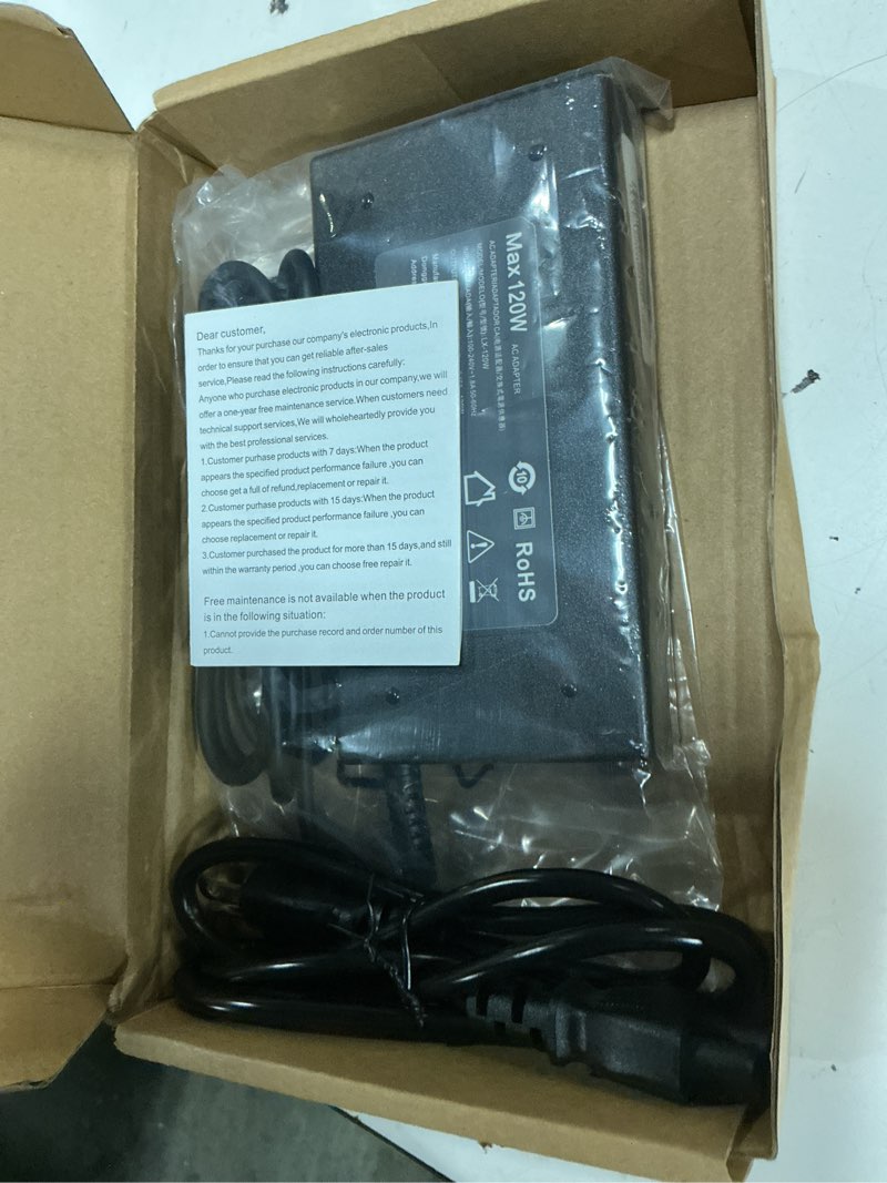 Condition photo showing Good Condition for 120w usb-c dock g5 g2 power supply charger,compatible with hp docking station 5tw10ut 5tw10aa 5tw10aa#abb 5tw10ut#aba 5tw13aa l41856-001 envy 15 17 series omen 15-5000 5100 5200