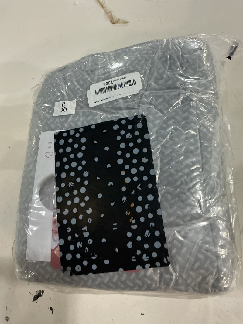 Condition photo showing New/Like New for momcozy portable pregnancy pillow – w shaped maternity support for side sleepers, adjustable travel wedge pillow for back, belly, and hip relief, ideal for pregnant women, deep grey gray regular
