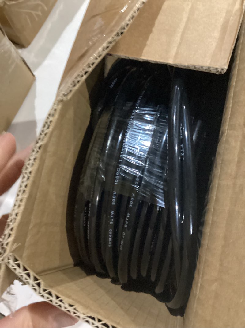 Condition photo showing Good Condition for huanchain indoor outdoor black extension cord 75 ft waterproof, 16/3 gauge flexible cold-resistant appliance extension cable outside, 10a 1250w 16awg sjtw, 3 prong electric cord, etl 75 ft 16/3 extension cord black